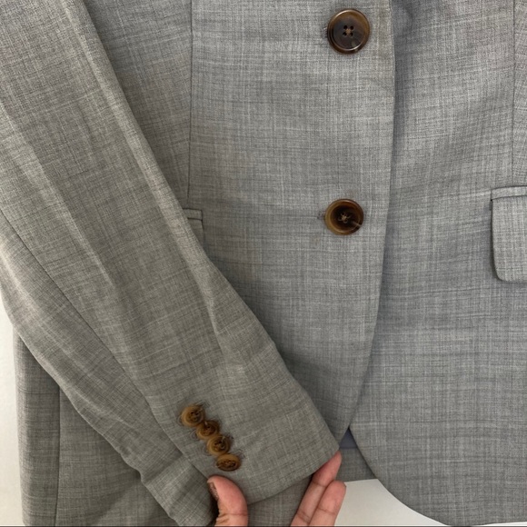 J. Crew light gray blazer - Picture 4 of 5